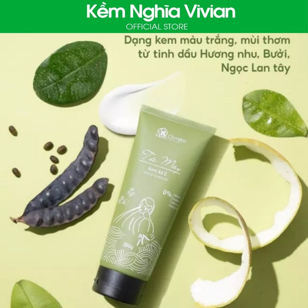  Kem xả ủ Tóc Mây Cỏ Mềm 200g 