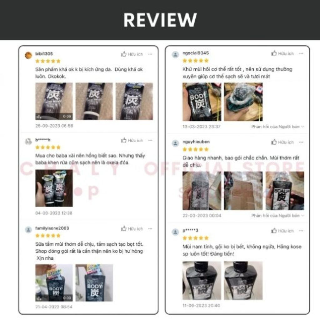  Dầu gội xả 2in1 than hoạt tính cho nam Kose Men's Softymo 550ml 