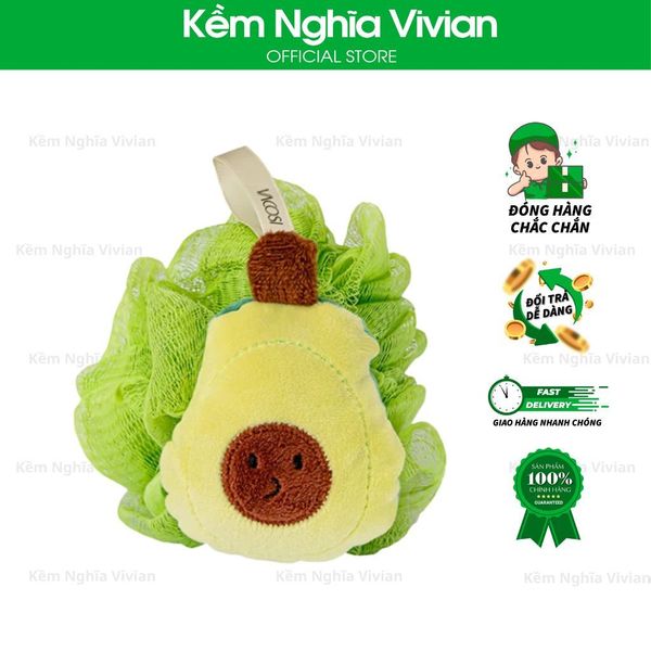  Bông Tắm Vacosi Trái Bơ BP61-01, BP61-02 