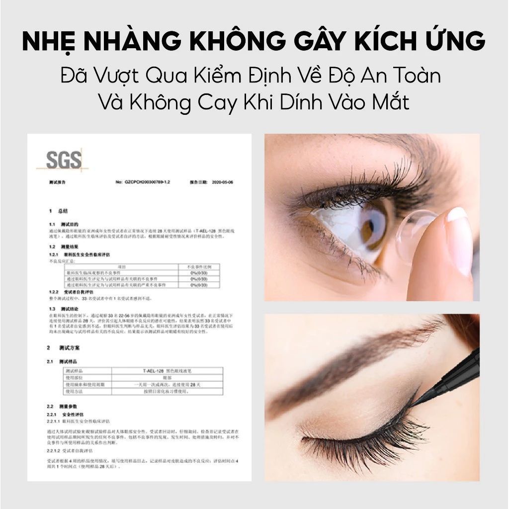  Bút Kẻ Mắt Nước COLORKEY Đầu Cọ Mảnh Không Dễ Chẻ Ngọn, Dễ Kiểm Soát 