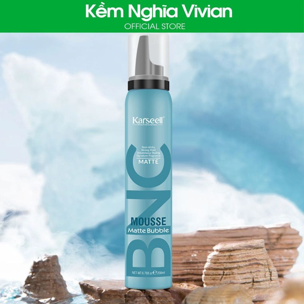  Mousse Giữ Cứng Nếp Tóc Karseell BNC 200ml 