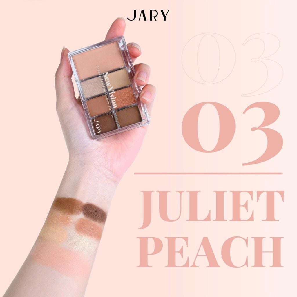  Bảng phấn má và mắt 7 ô Jary 