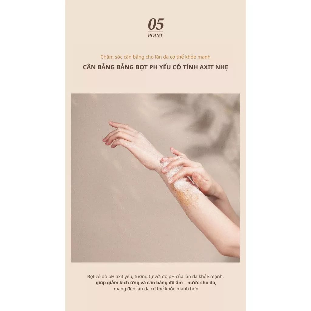  Sữa tắm tẩy tế bào chết Kundal Eau Thermale 500ml 