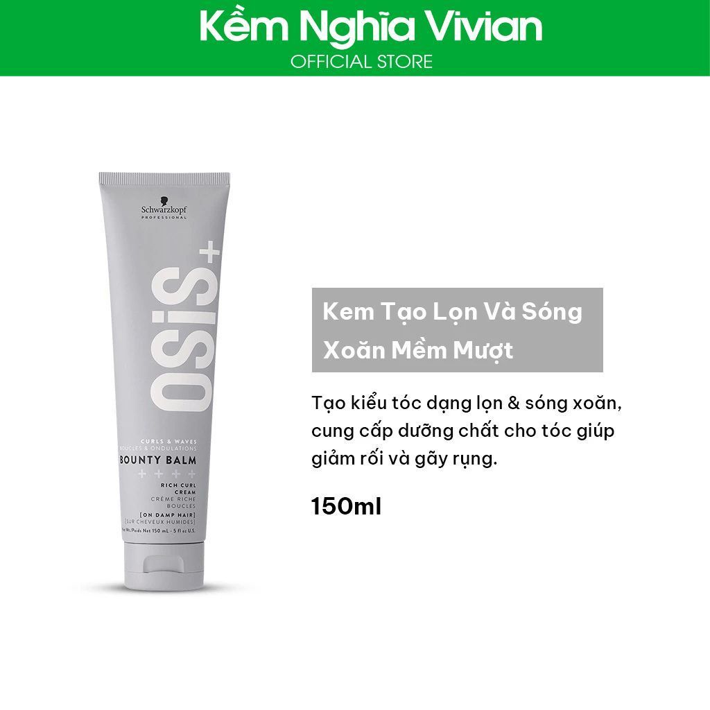  Gel Tạo Lọn Sóng Xoăn Osis+ Bounty Balm 150ml 