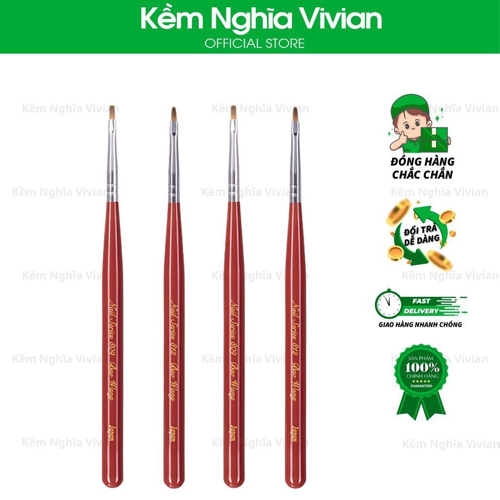  Cọ Đầu Bằng/Tròn BW-809, 812 