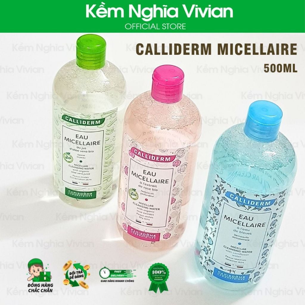  Nước tẩy trang Calliderm 500ml 
