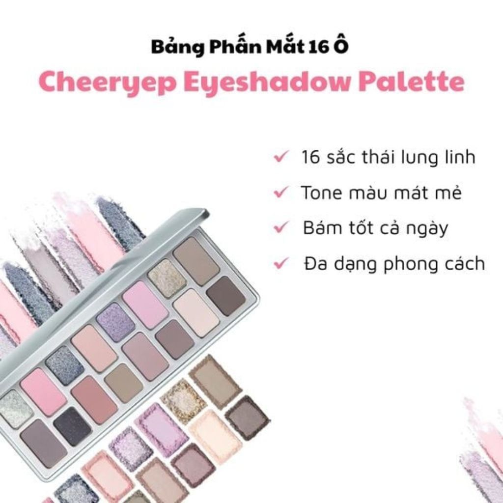  Phấn Mắt Cheeryep 16 ô 
