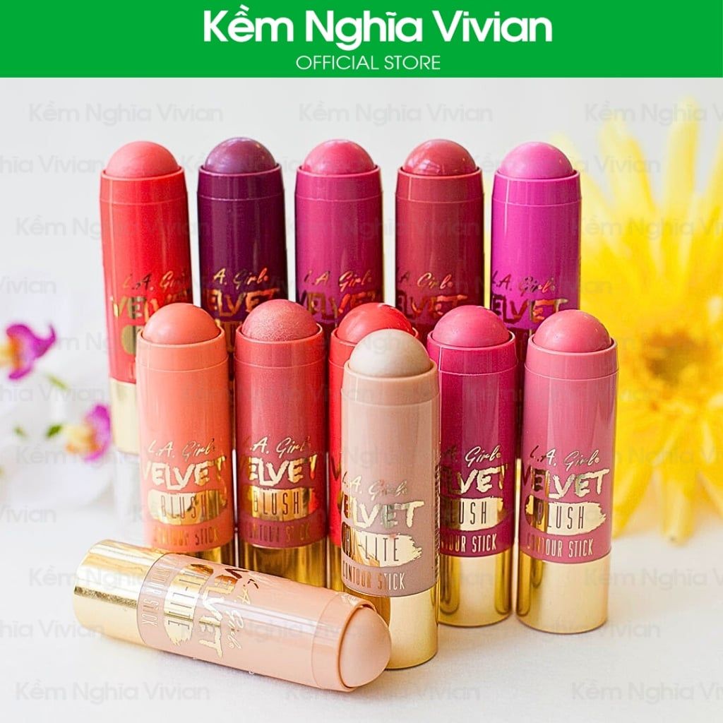  Tạo khối - Highlight L.A Girl Velvet Contour Stick 