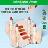  Son lì dạng thỏi Vacosi Tropical Matte Lipstick (#T1 - #T5) 