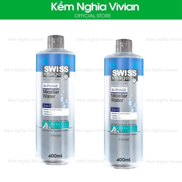  Nước tẩy trang 3in1 sạch sâu Swiss Image 400ml 