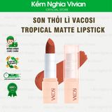  Son lì dạng thỏi Vacosi Tropical Matte Lipstick (#T1 - #T5) 