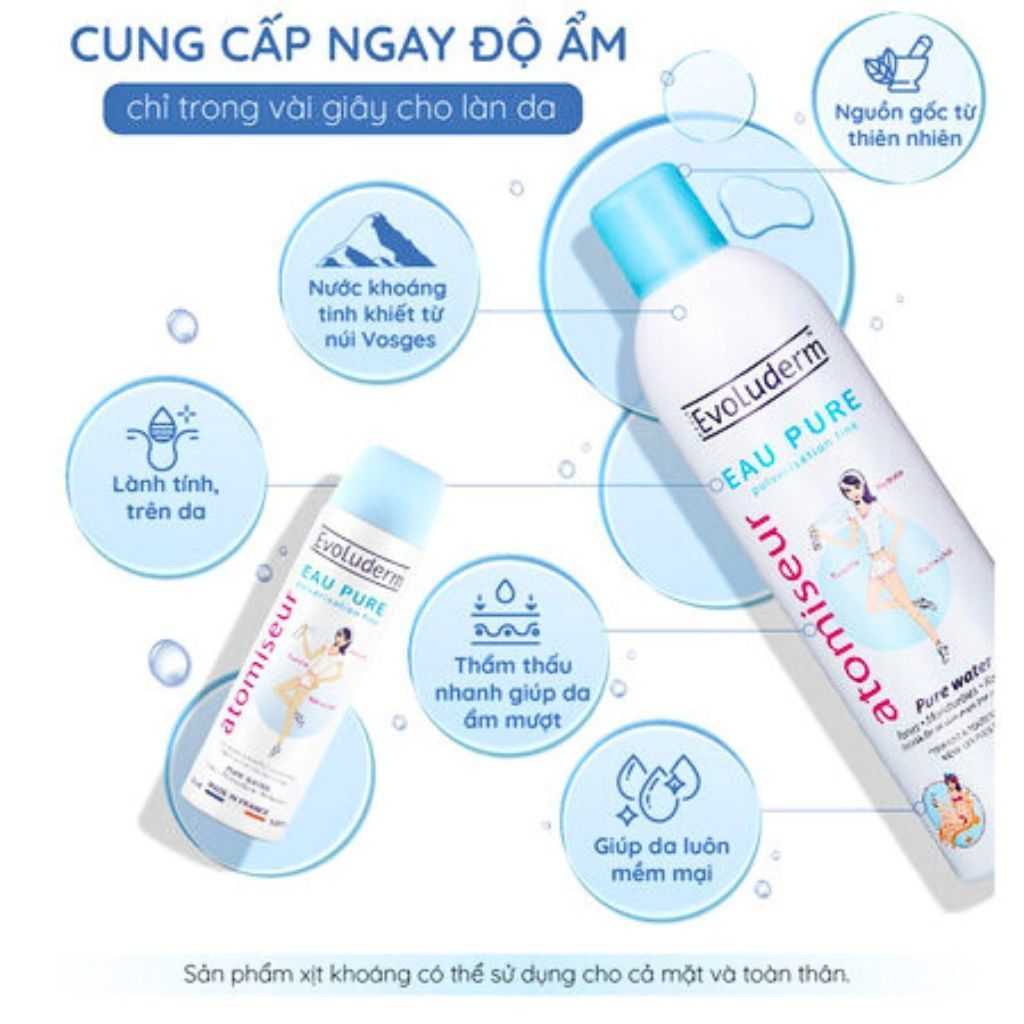  Xịt Khoáng Evoluderm 