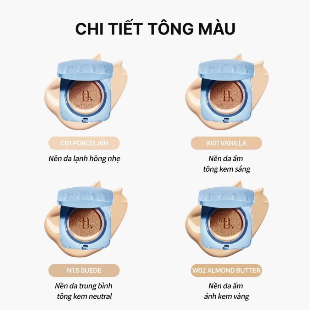  Phấn Nước Bán Lì Mát Lạnh Tfit Icy Fit Cover Cushion EX 