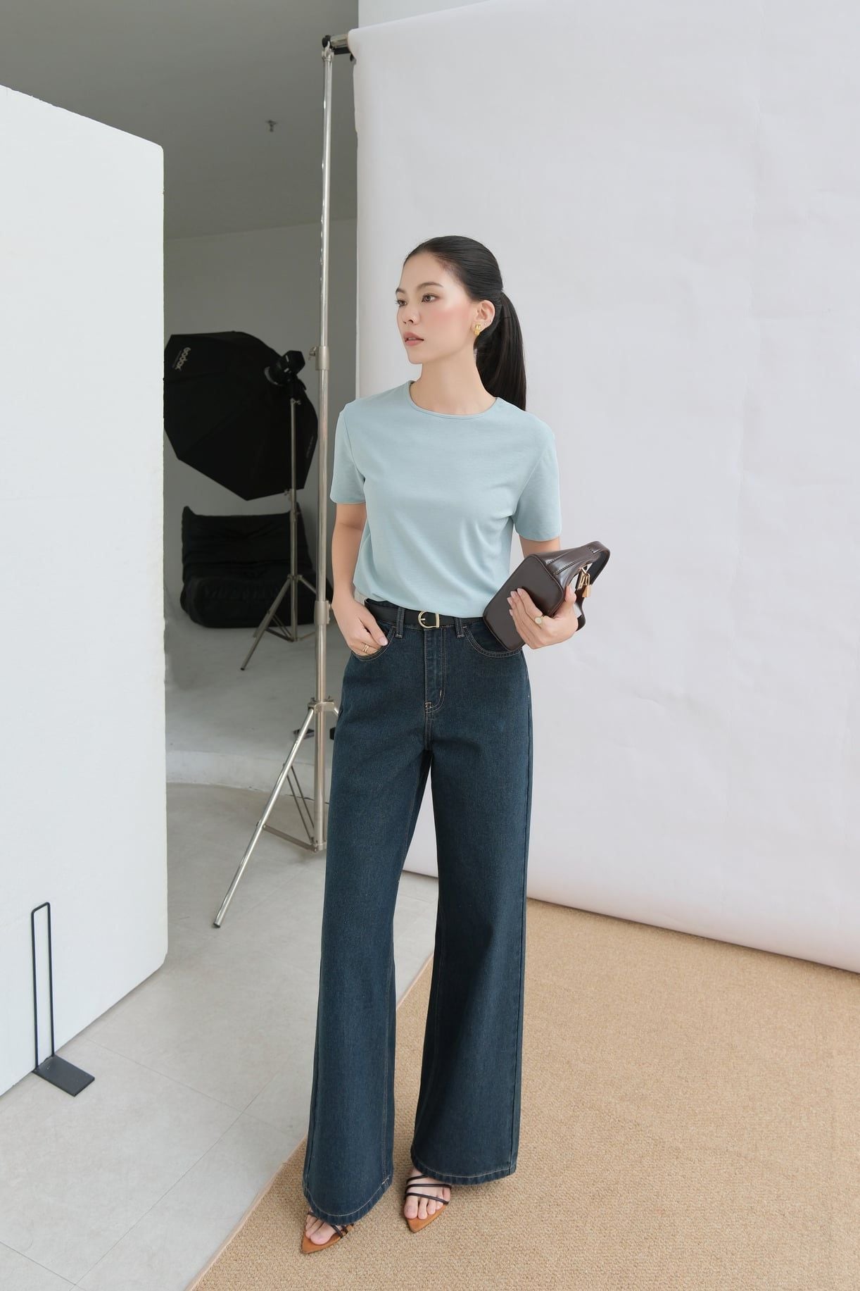  Quần jean Ống Rộng FQJ065 