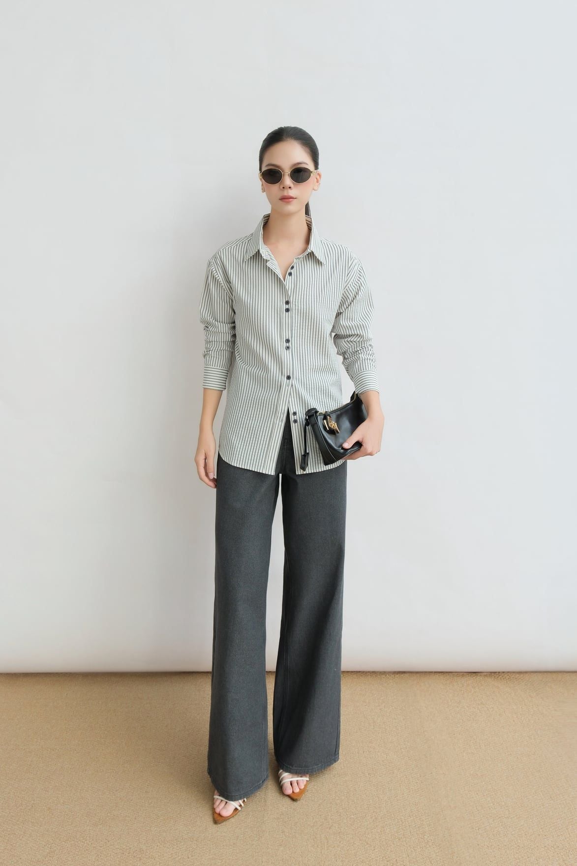  Quần Jean Ống Rộng FQJ059 