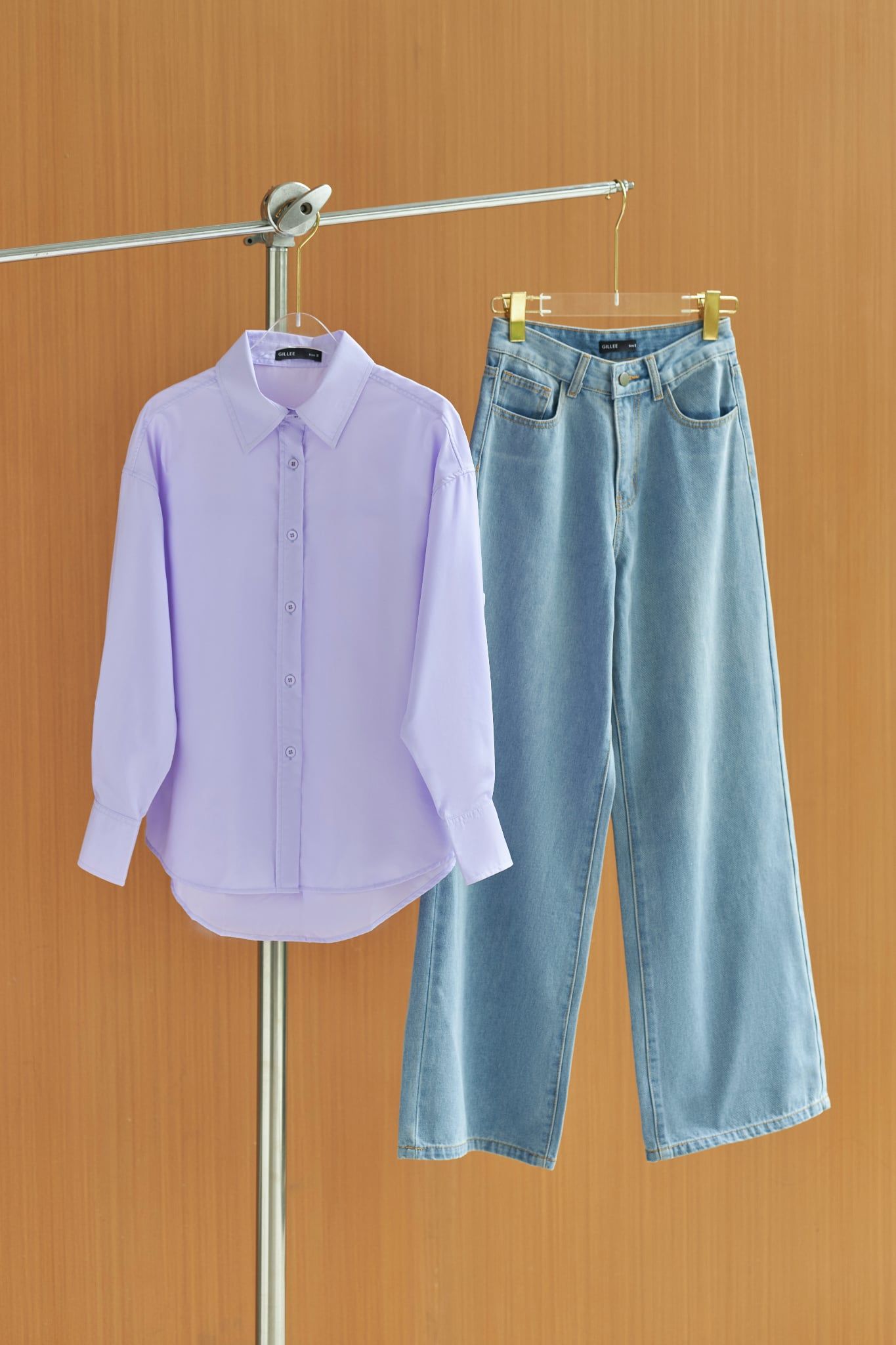  Áo Sơ Mi Trơn Oversize FAS293 