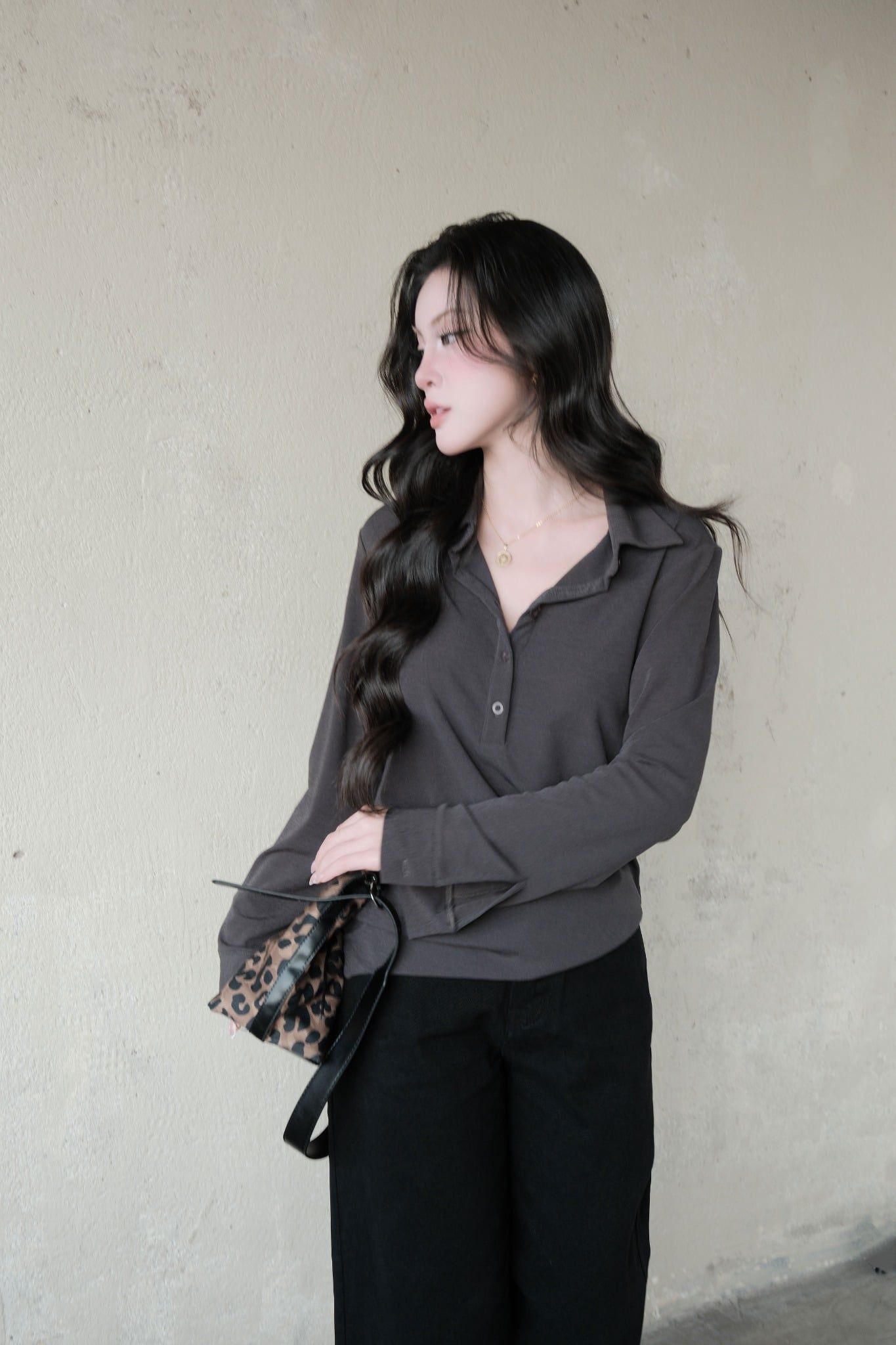  Áo Thun Cổ Trụ FAT098 