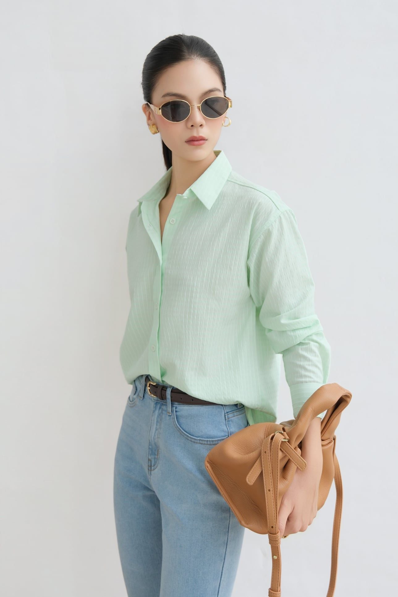  Áo Sơ Mi Form Rộng FAS396 
