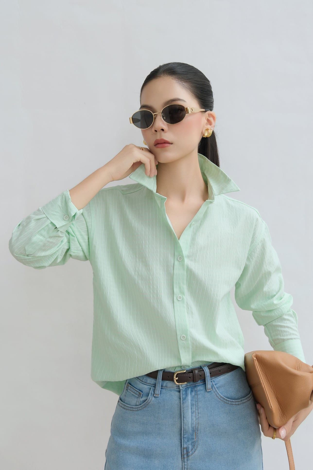  Áo Sơ Mi Form Rộng FAS396 