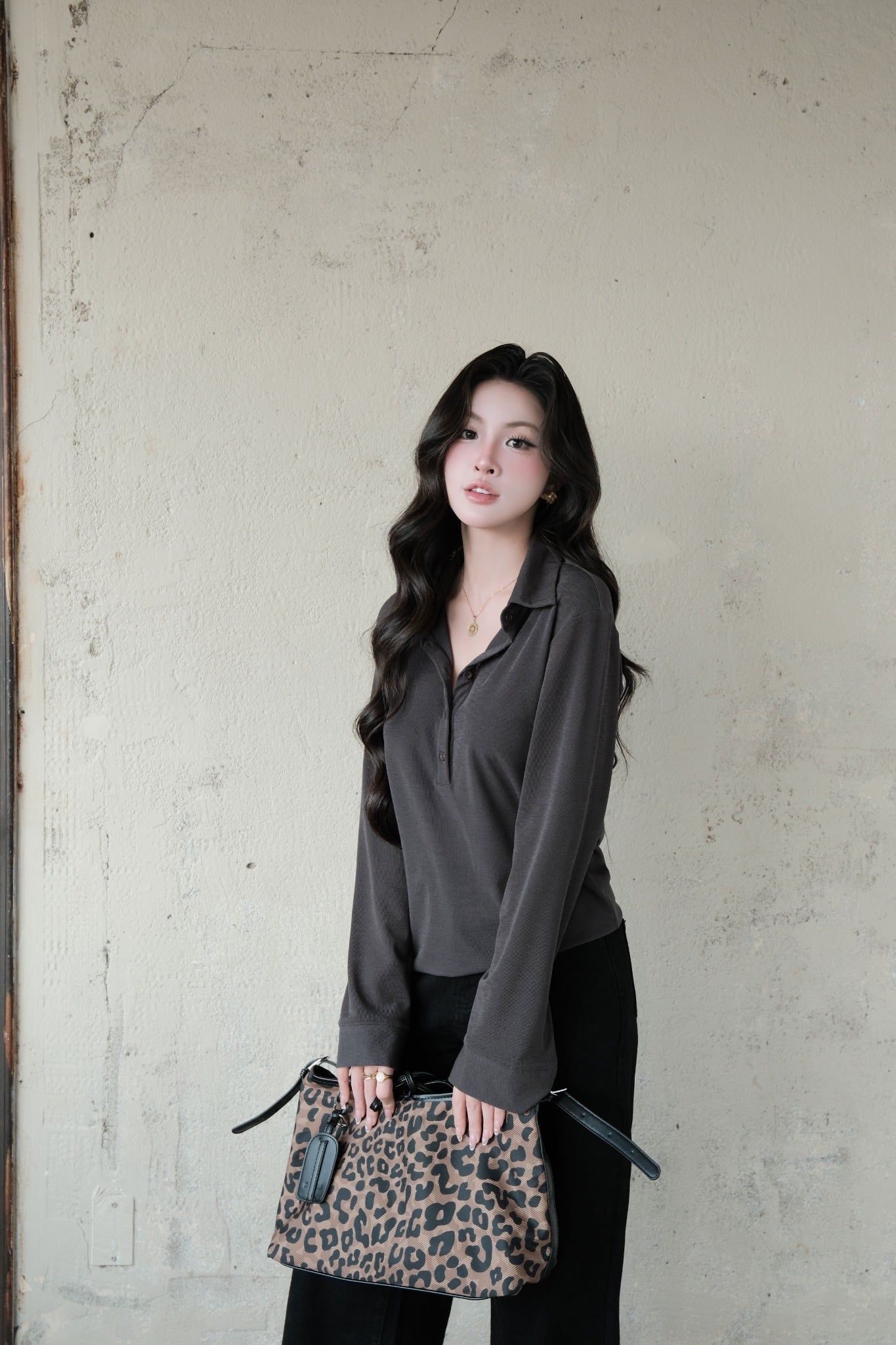  Áo Thun Cổ Trụ FAT098 