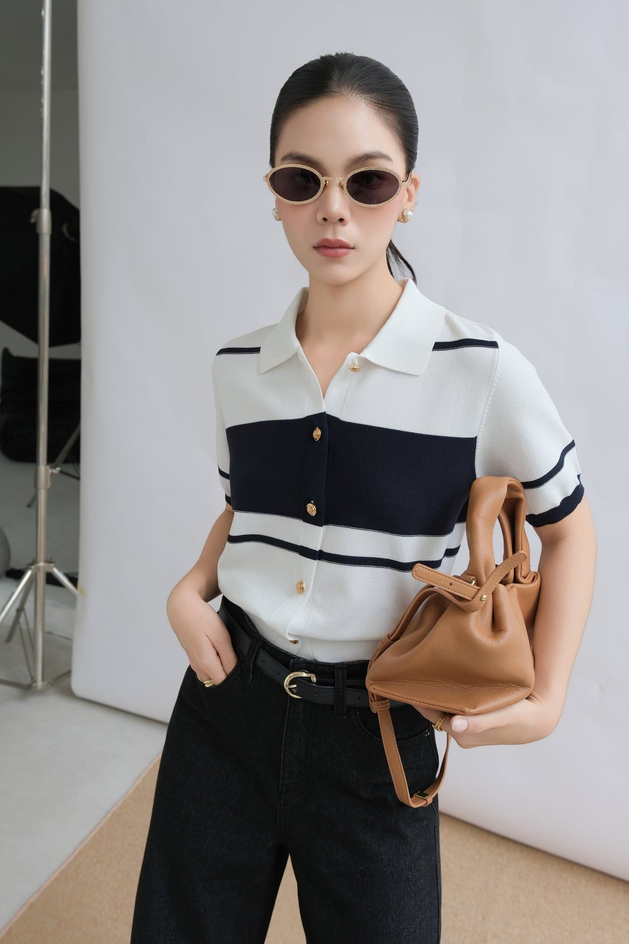  Áo Dệt Kim Cúc Vàng FAK103 