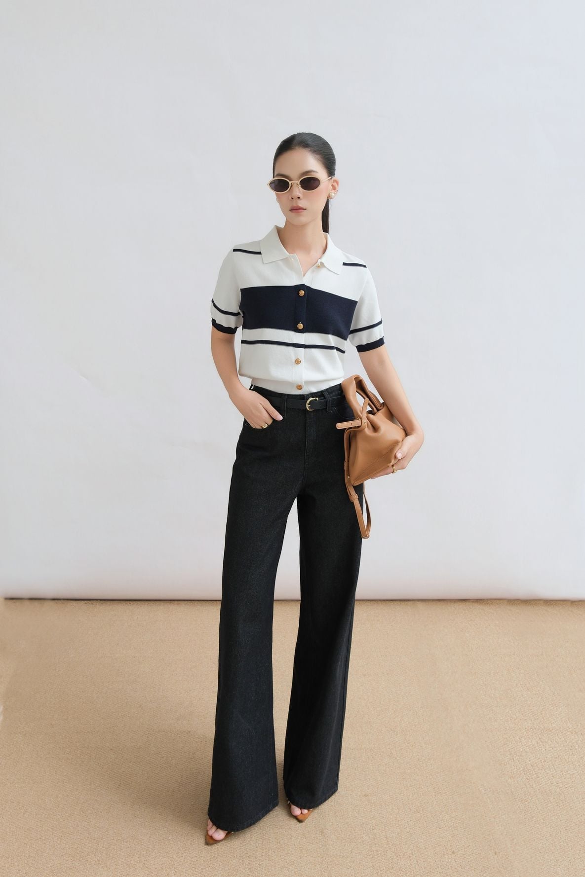  Áo Dệt Kim Cúc Vàng FAK103 