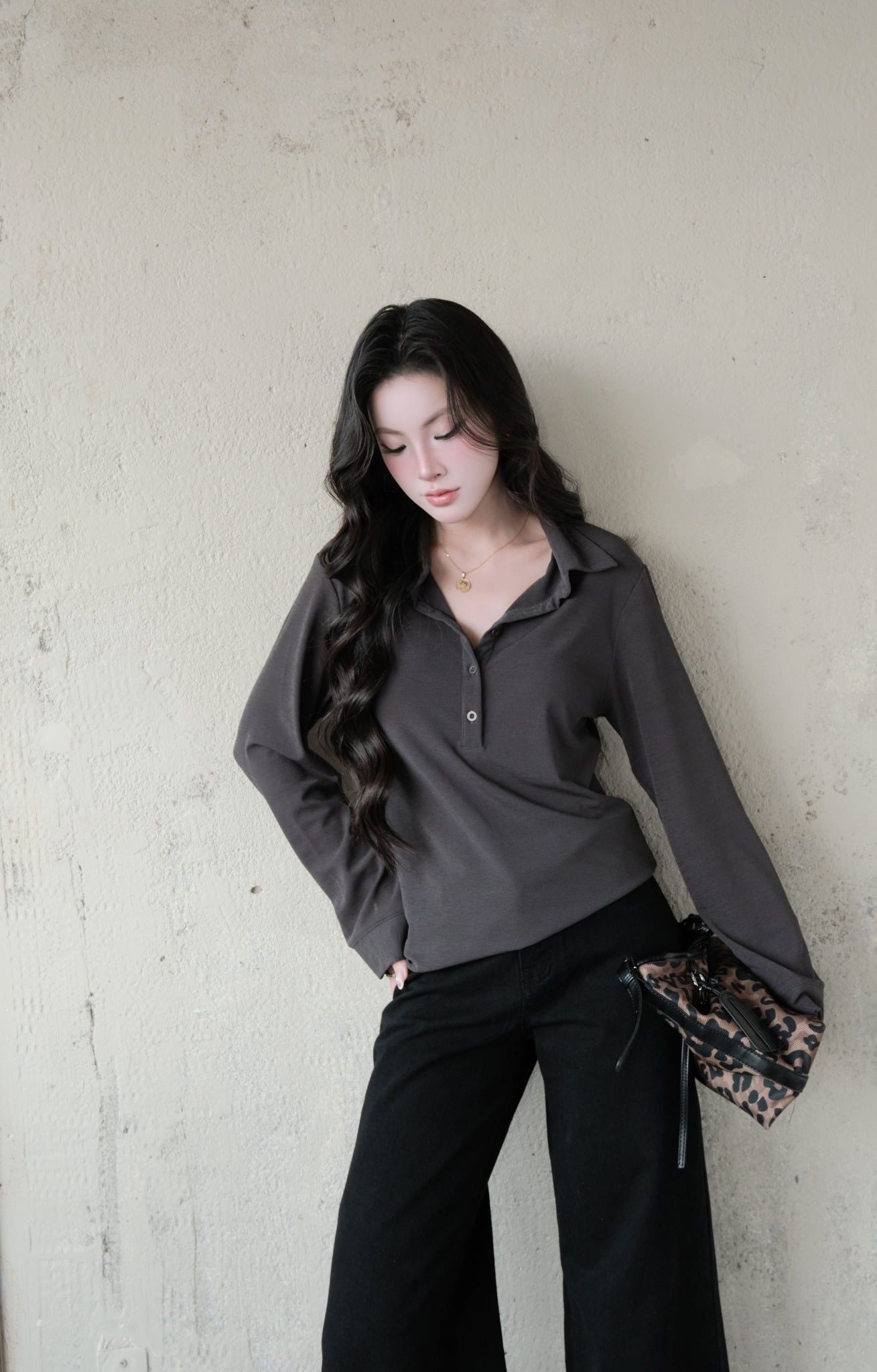  Áo Thun Cổ Trụ FAT098 