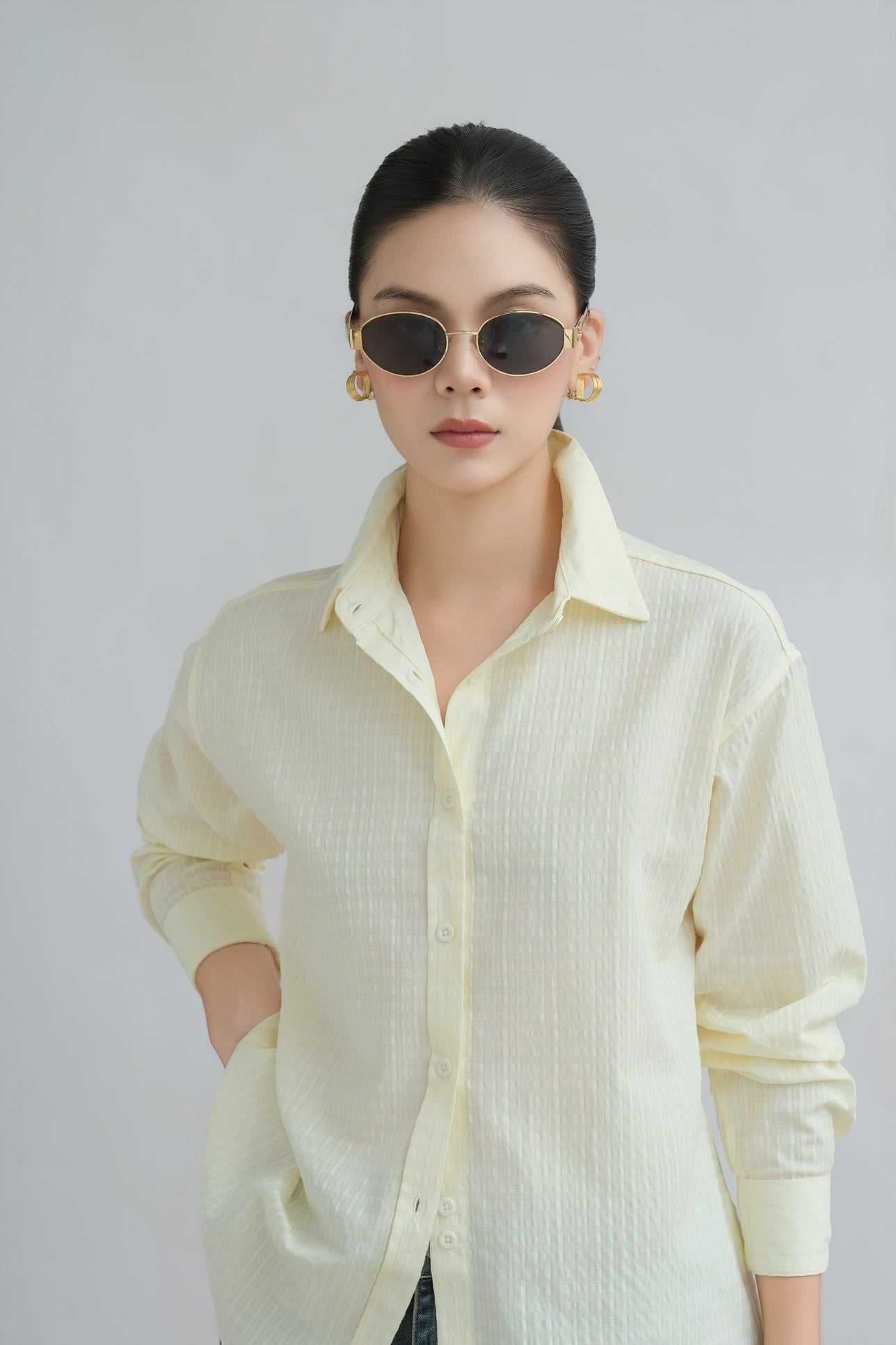  Áo Sơ Mi Form Rộng FAS396 
