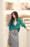 Áo Sơ Mi Trơn Oversize FAS291 