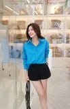  Áo Sơ Mi Trơn Oversize FAS291 