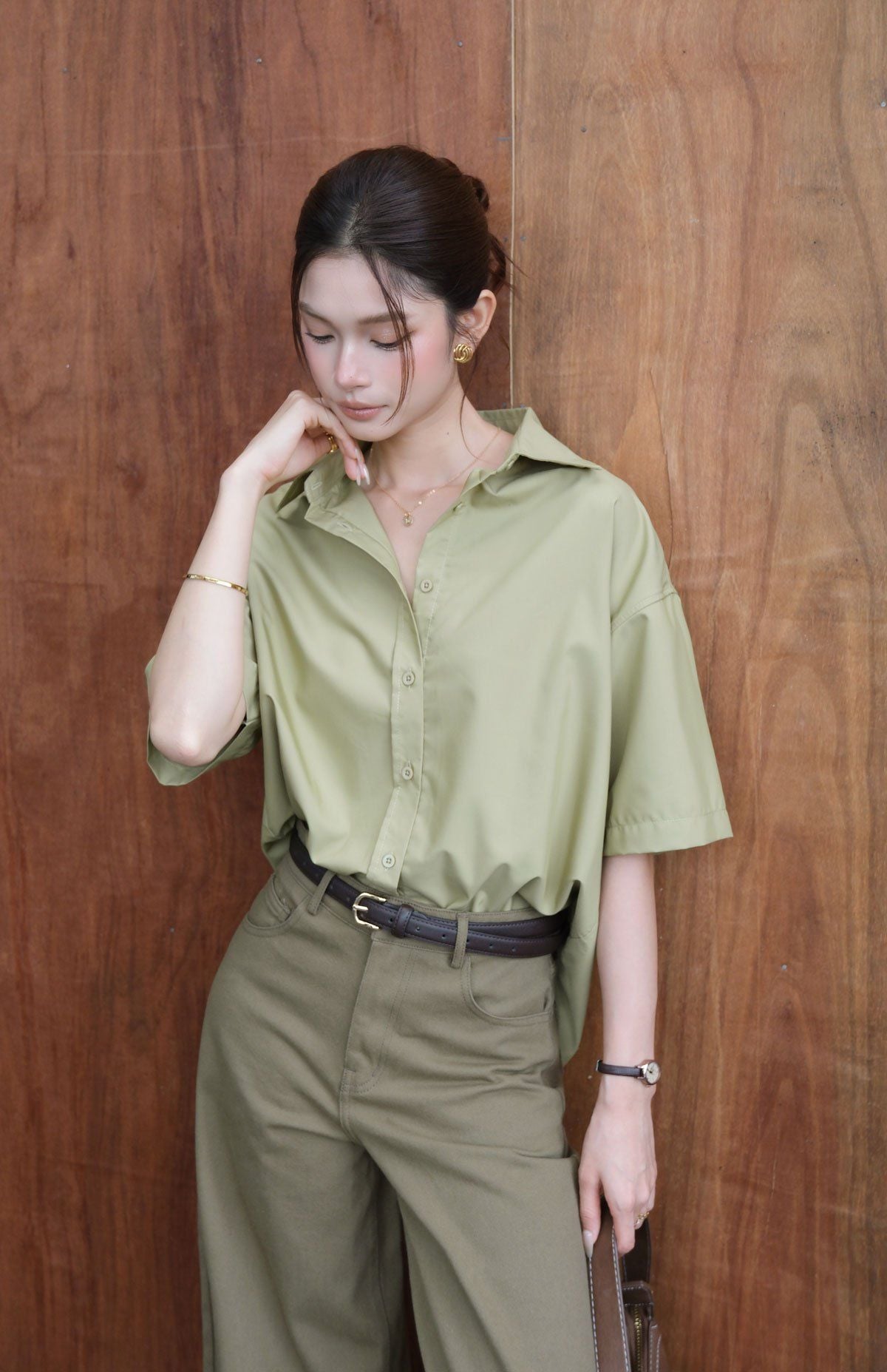  Sơ Mi Tay Ngắn FAS374 