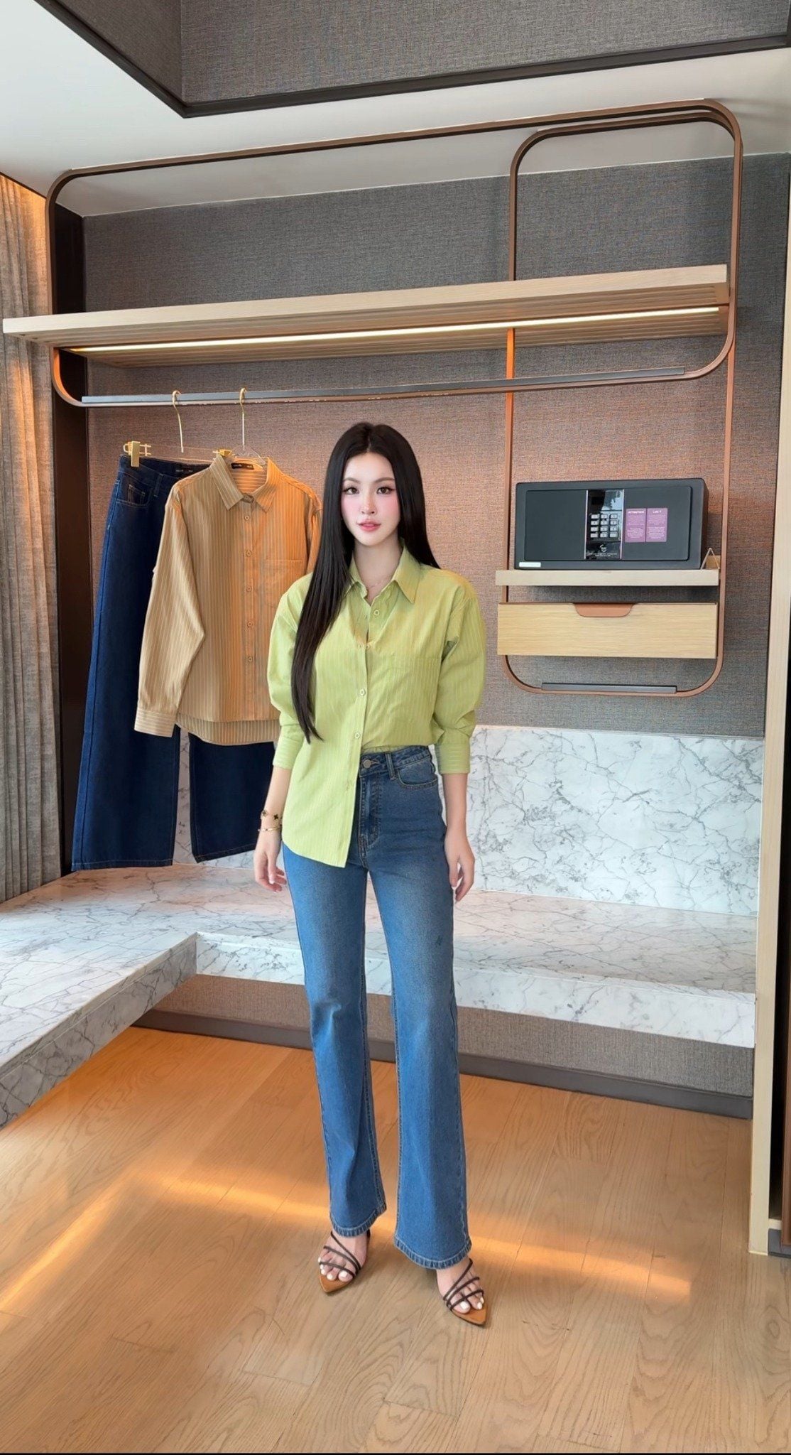  Quần Jean Đứng FQJ047 