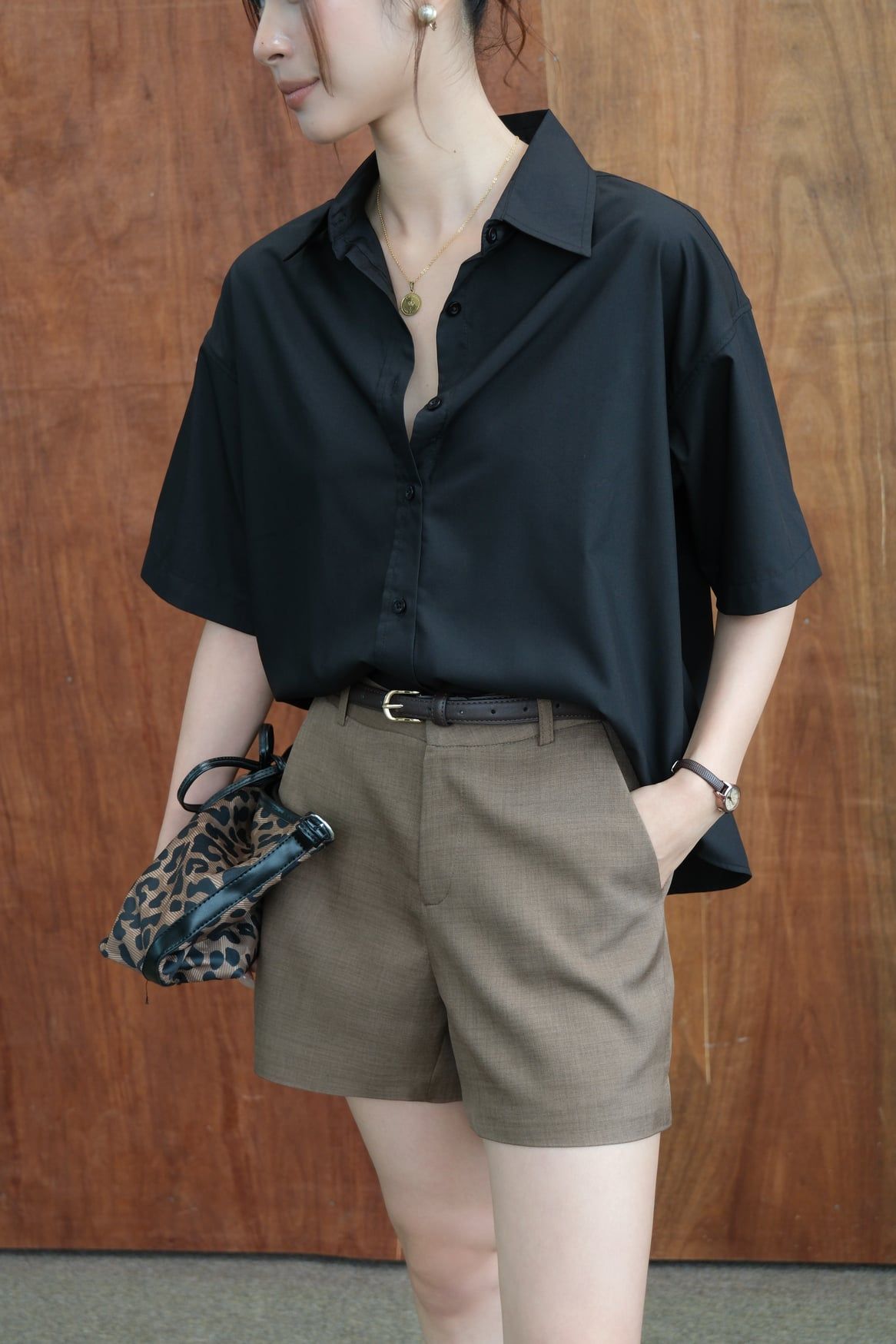  Áo Sơ Mi Tay Ngắn FAS374 