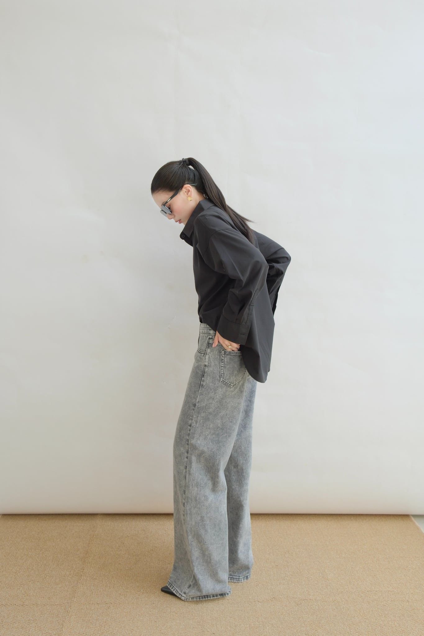  Quần Jean Ống Rộng FQJ059 