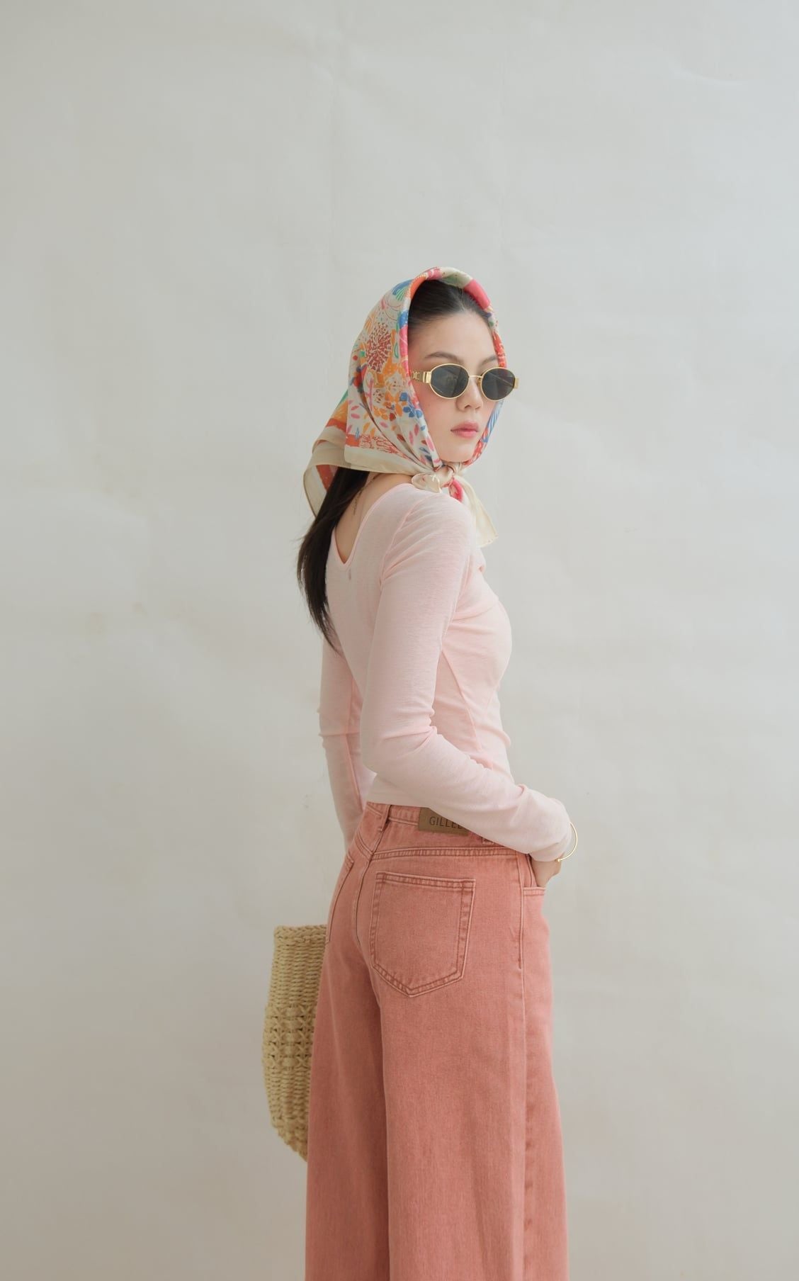  Quần Jean Ống Rộng FQJ059 