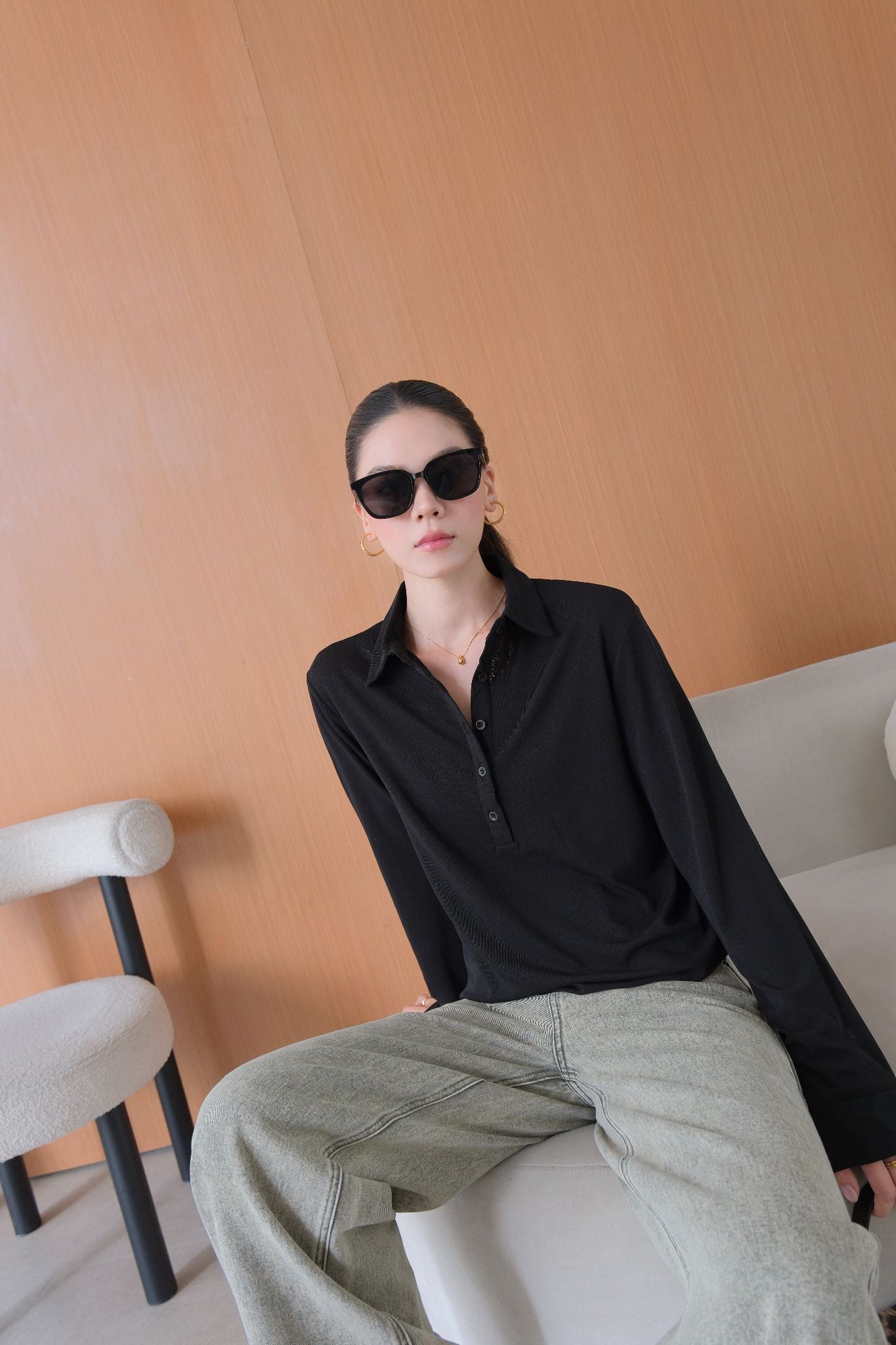  Áo Thun Cổ Trụ FAT098 