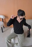  Áo Thun Cổ Trụ FAT098 