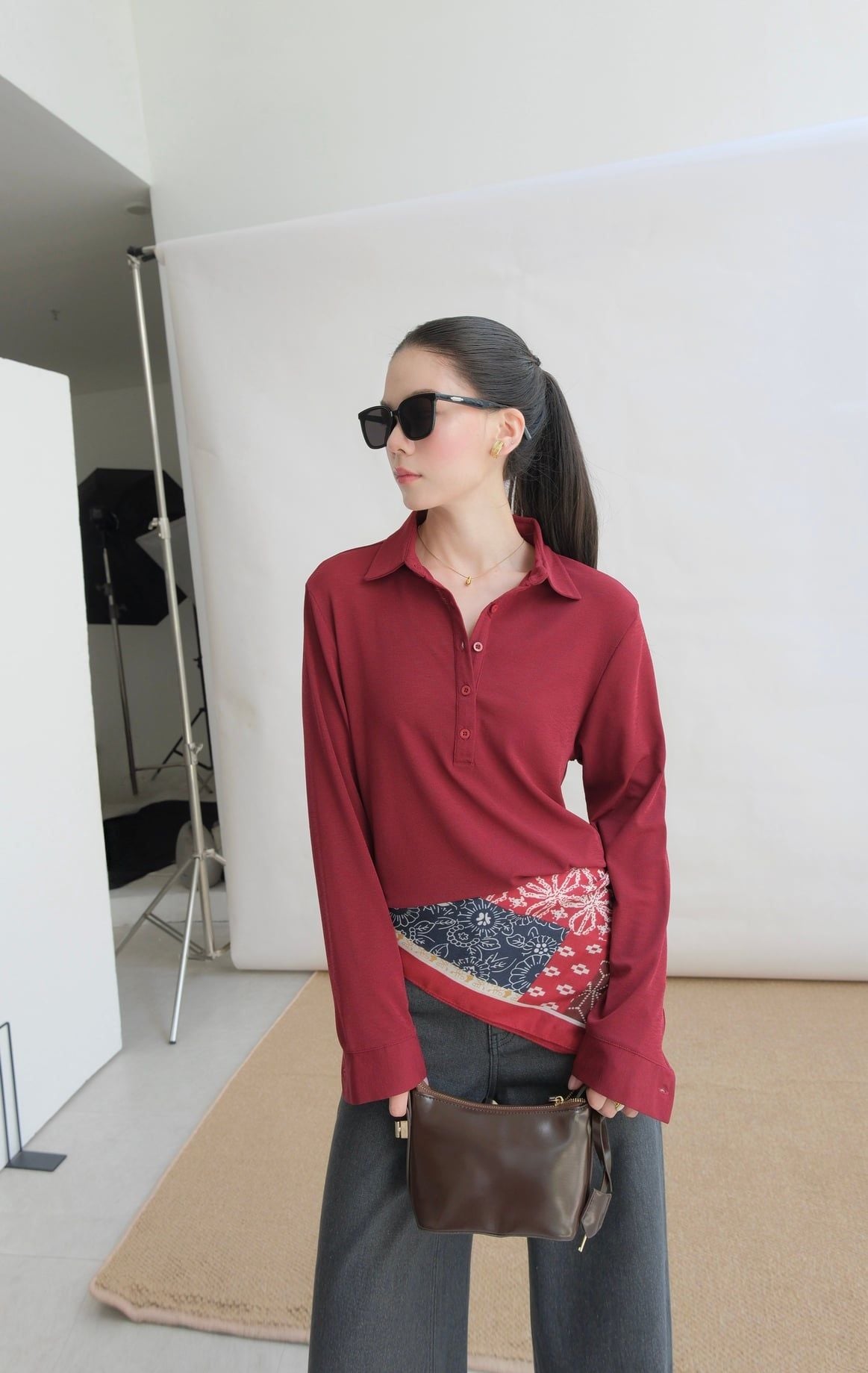  Áo Thun Cổ Trụ FAT098 