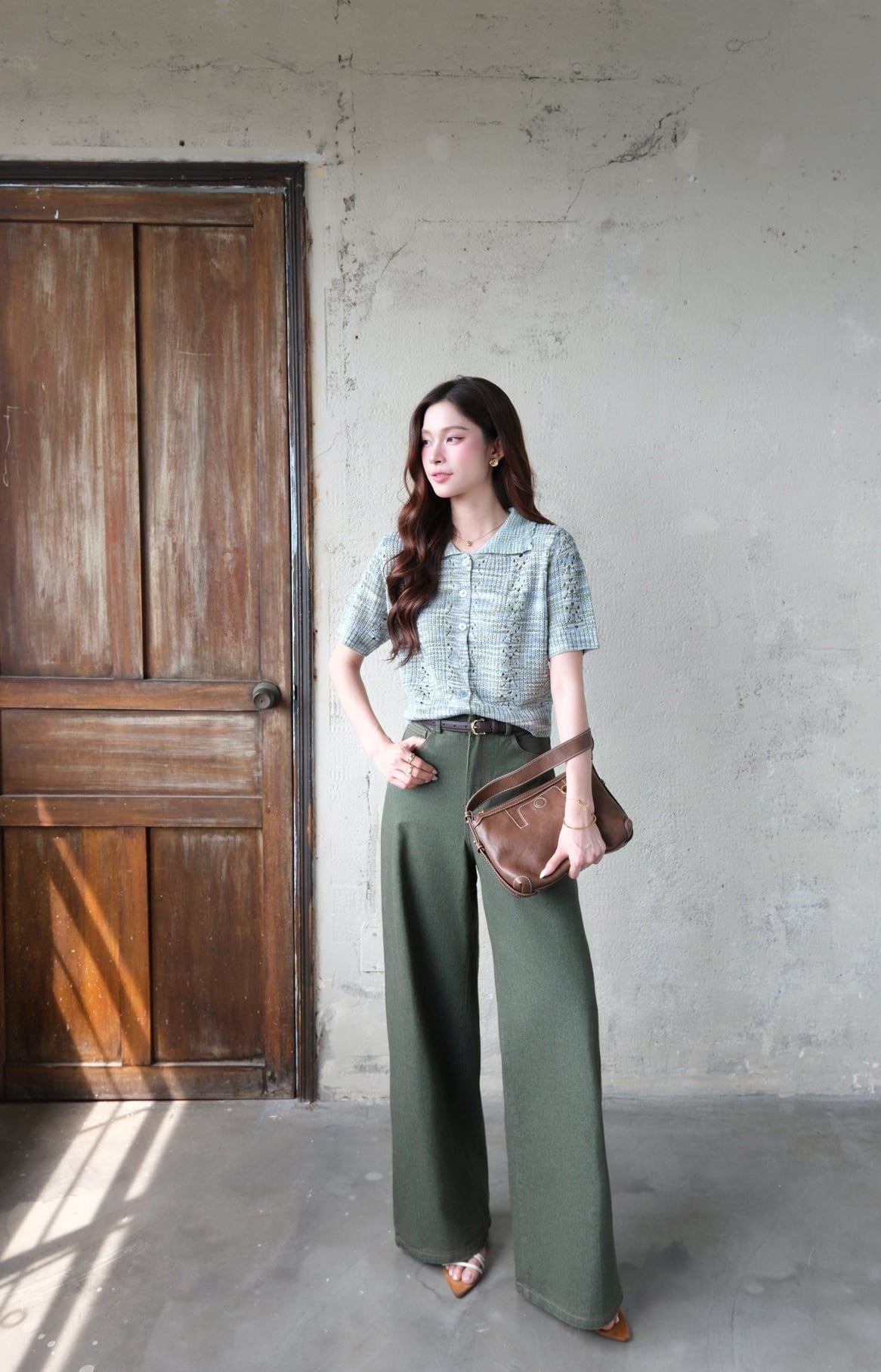  Quần Jean Ống Rộng FQJ058 