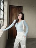  Áo Thun Cổ Xoắn FAT097 