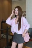  Áo Sơ Mi Trơn Oversize FAS293 