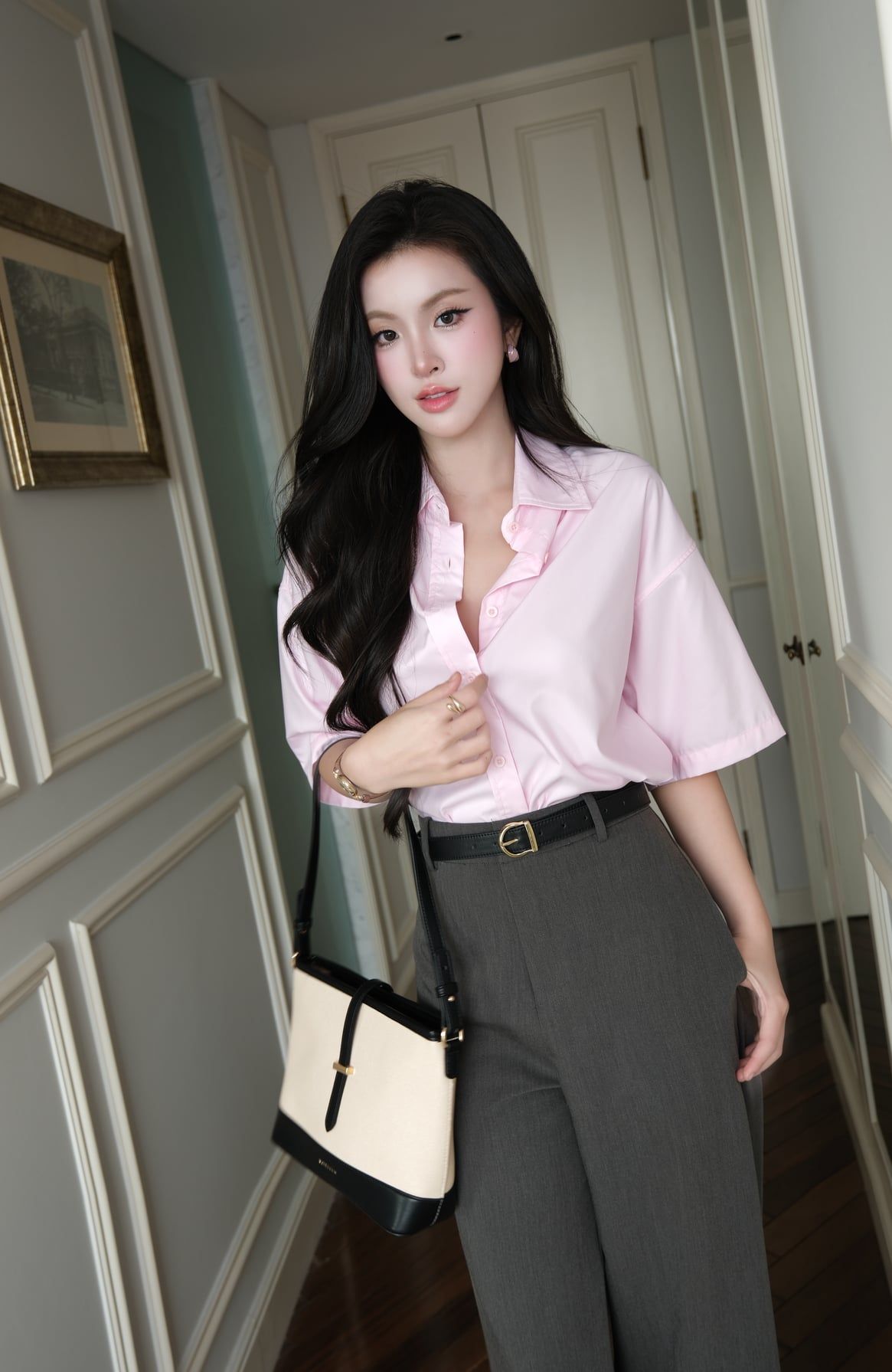  Áo Sơ Mi Tay Ngắn FAS374 