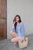  Áo Kiểu Kẻ Sọc FAK104 