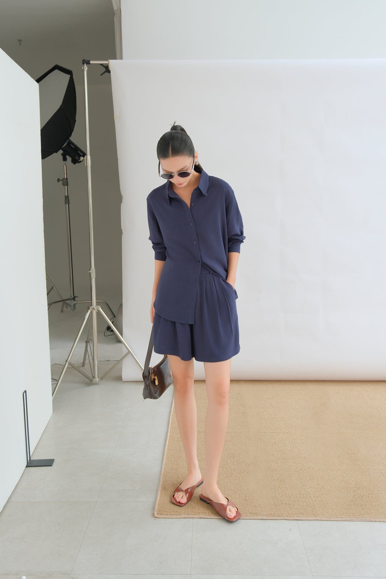  Set Áo Tay Dài Quần Short FAQ002 