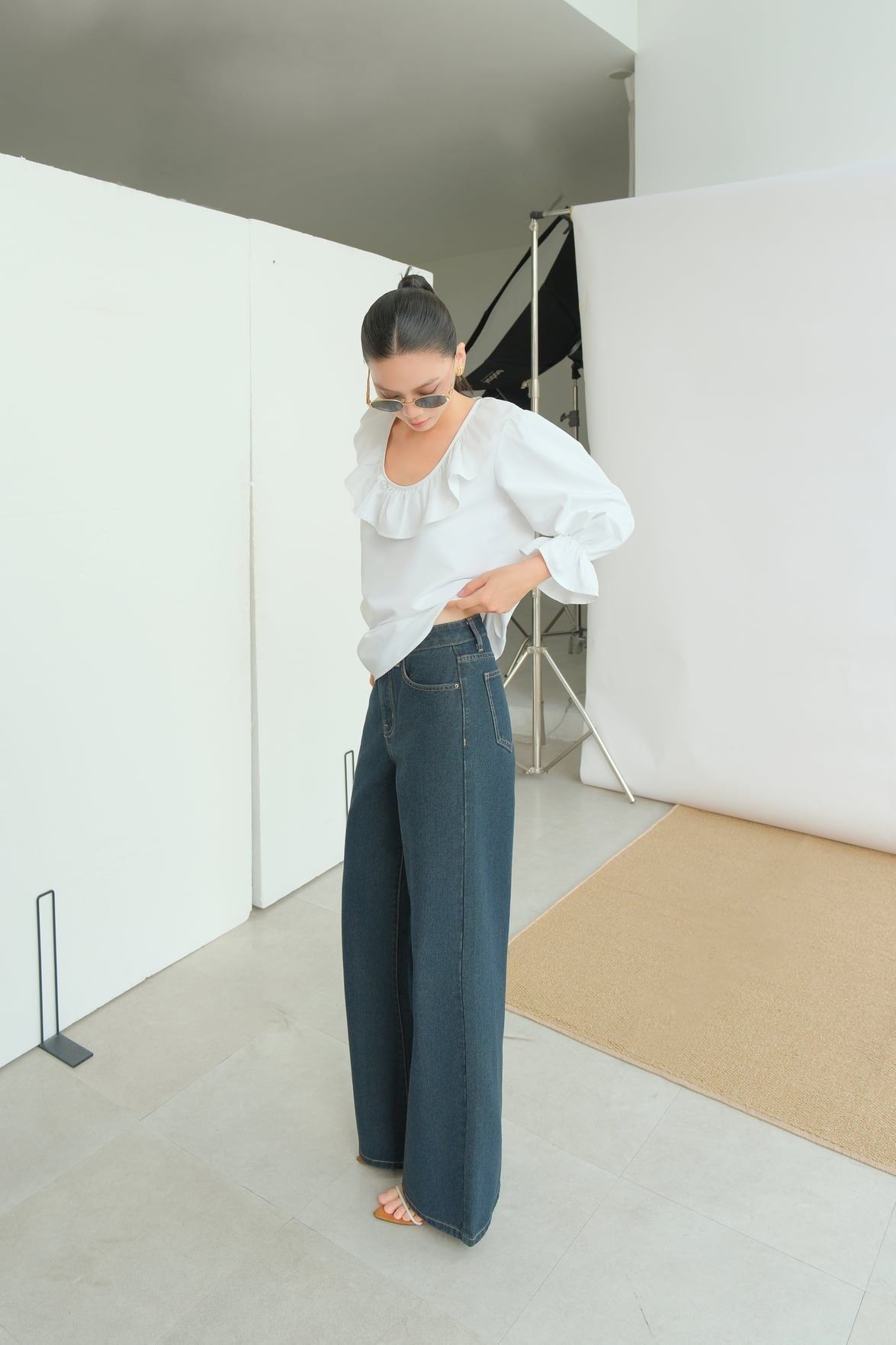  Áo Cổ Bèo Trơn FAK106 