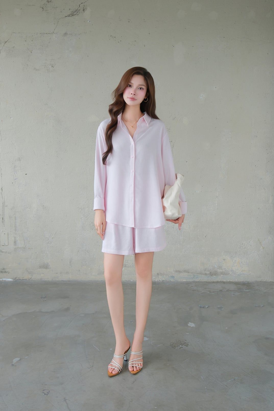  Set Áo Tay Dài Quần Short FAQ002 