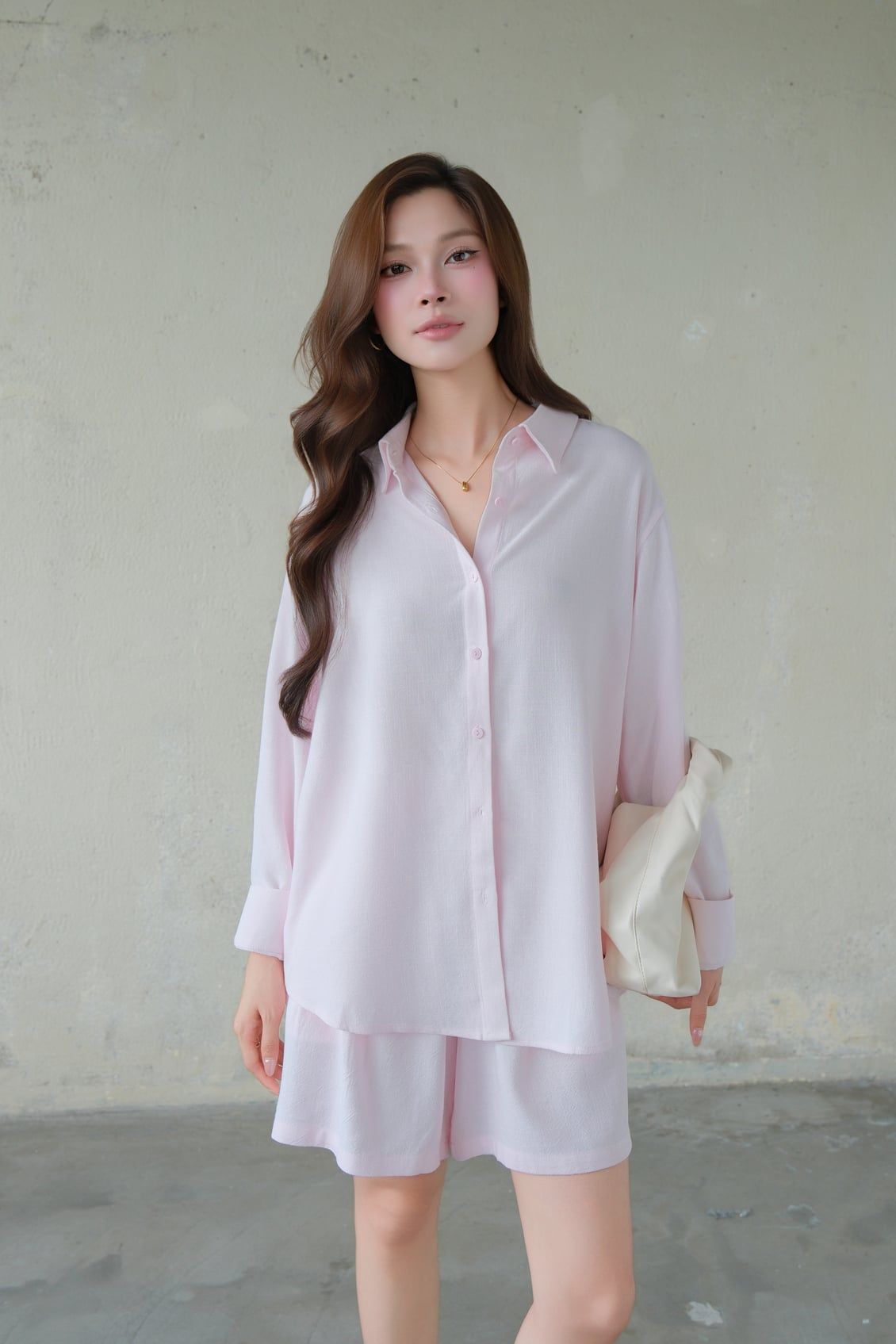  Set Áo Tay Dài Quần Short FAQ002 