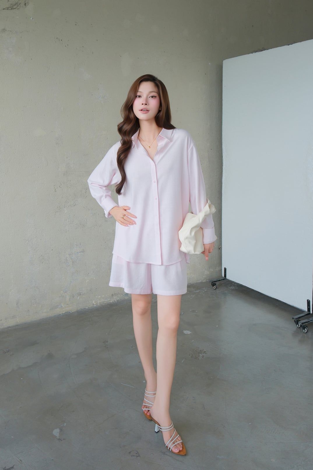  Set Áo Tay Dài Quần Short FAQ002 