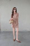  Set Áo Tay Dài Quần Short FAQ002 