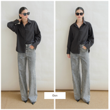 Áo Sơ Mi Trơn Oversize FAS291 